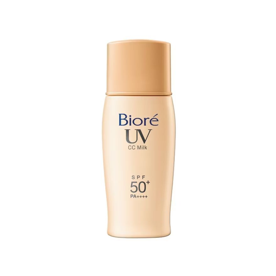 

Biore UV CC Milk SPF50+ PA++++ 30 мл. โลชั่นน้ำนม ป้องกันแสงแดด กันแดด, Beige color