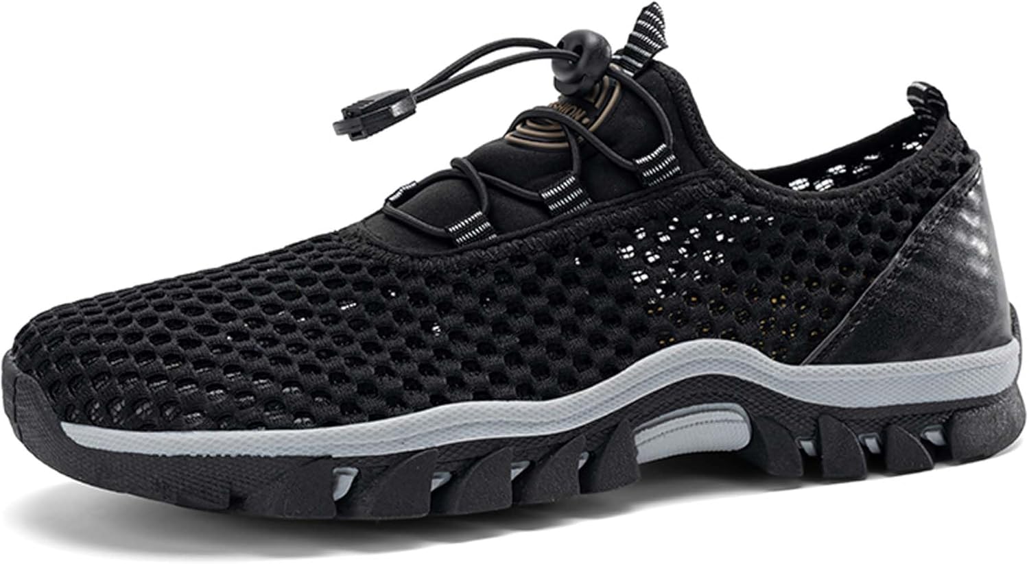 

Мужские быстросохнущие сандалии Спорт на свежем воздухе Быстросушащийся пляж Плавание Рыбалка Велосипедная обувь для скалолазания Легкие повседневные туфли для прогулок Duagl, серый