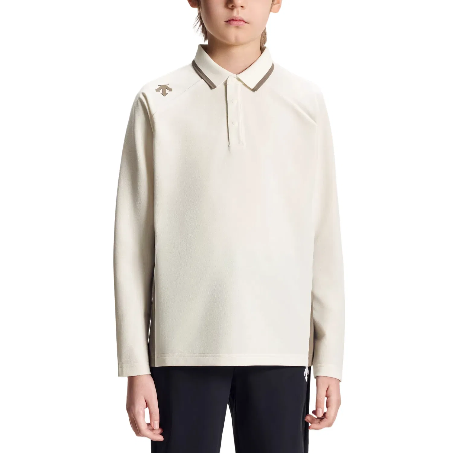 Поло для детей Descente Cream