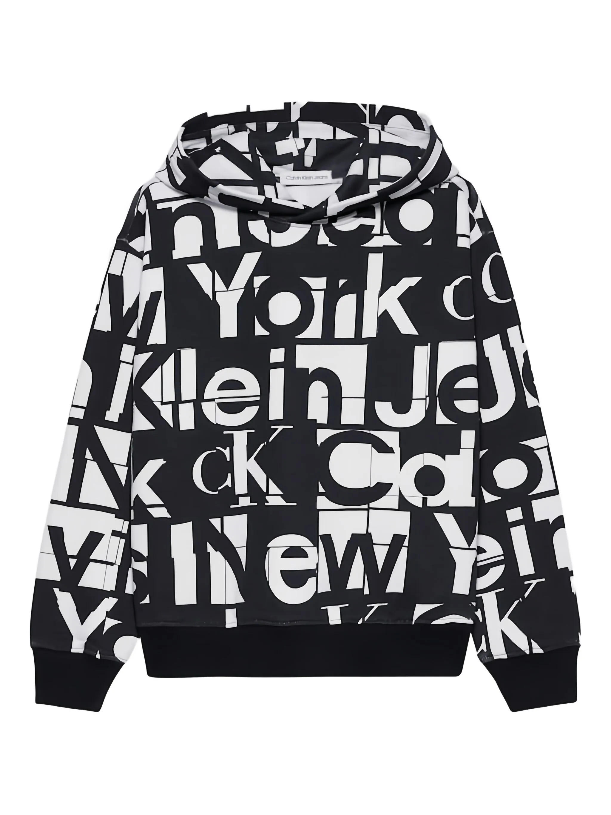 

Худи с логотипом Calvin Klein Kids, черный