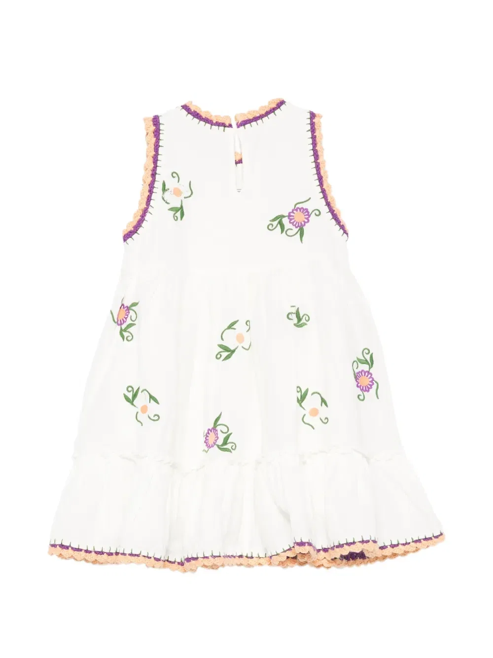 Платье с круглым вырезом Stella McCartney Kids, белый — фото 2