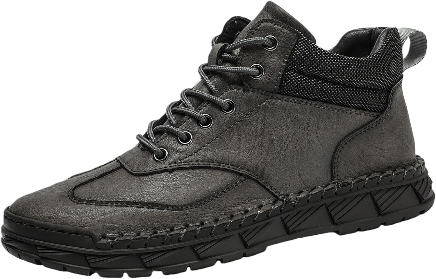 

Модные мужские повседневные спортивные кроссовки - большой размер. Гладкий и качественный кожаный верх. Дышащая подкладка. Резиновая износостойкая подошва Clolinde, серый