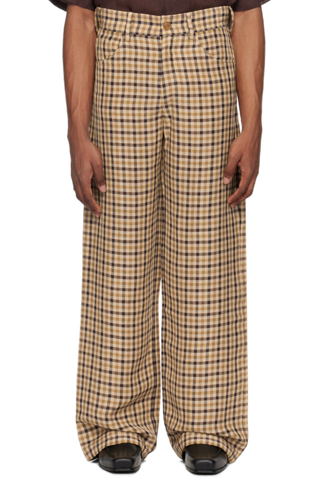 

Брюки Jiro Séfr, цвет loire linen check