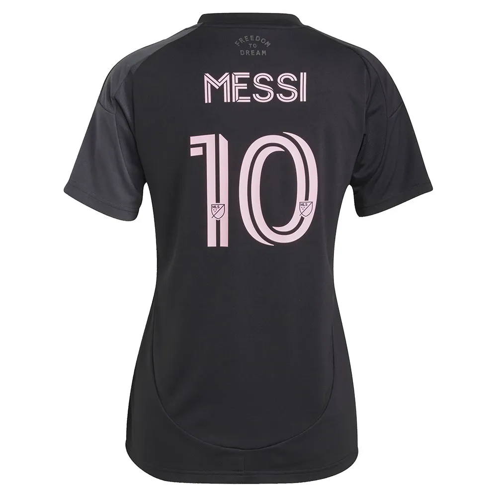 Футболка с коротким рукавом adidas Inter Miami CF 25/26 Messi Away Woman, черный — фото 4