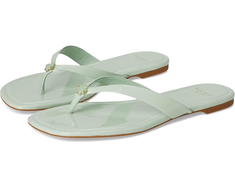 Сандалии Kate Spade New York Spade Flower Flip Flop Sandal, цвет Pistachio Ice