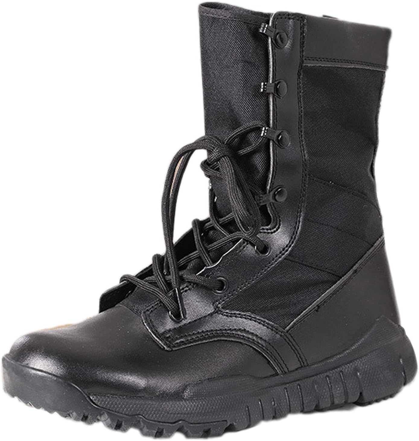 

Мужские водонепроницаемые туристические ботинки hongrenamz, легкие, противоскользящие, высокие, для треккинга и прогулок - черные