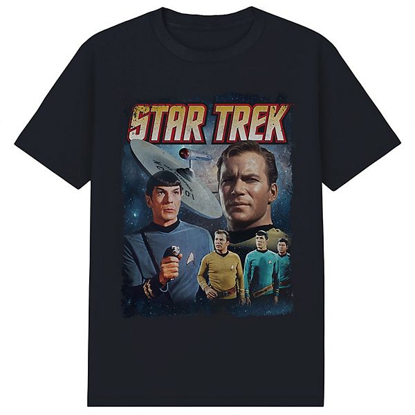 

Мужская футболка с ретро-постером Star Trek Licensed Character