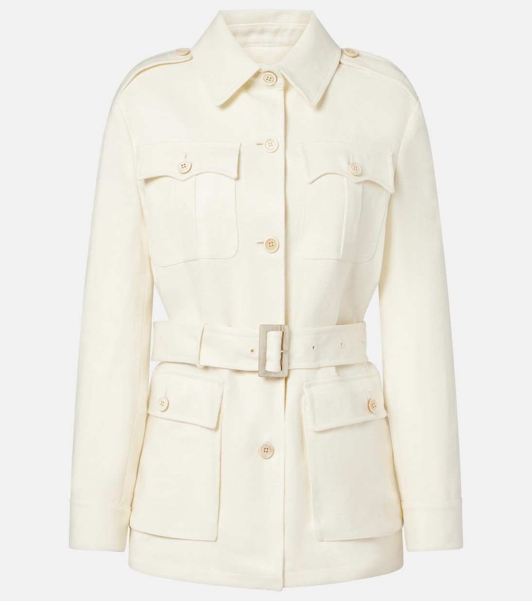 

Льняная полевая куртка Sydney Ralph Lauren Collection, Lux Cream