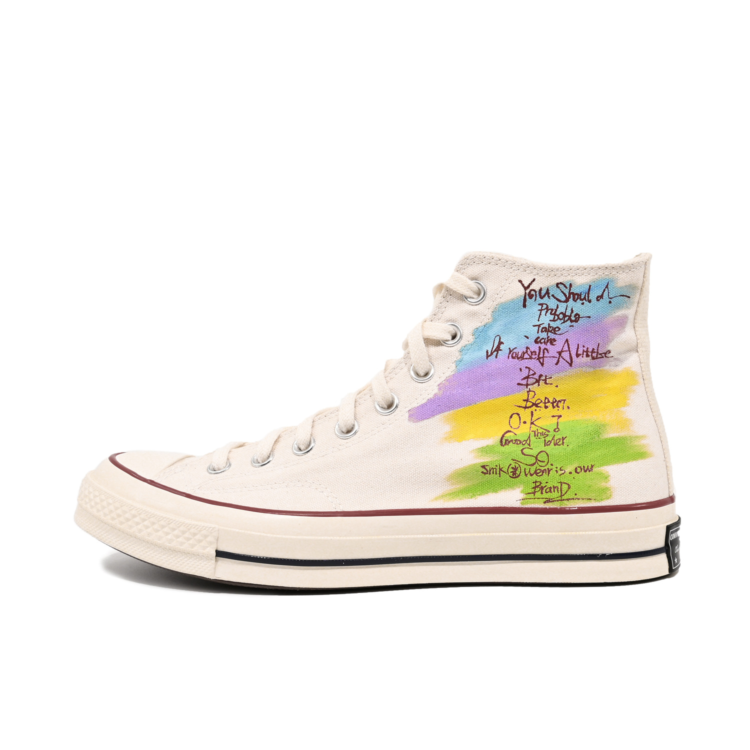 

Кроссовки Chuck 70 Abrasion Resistant высокие Canvas Unisex Converse, экрю