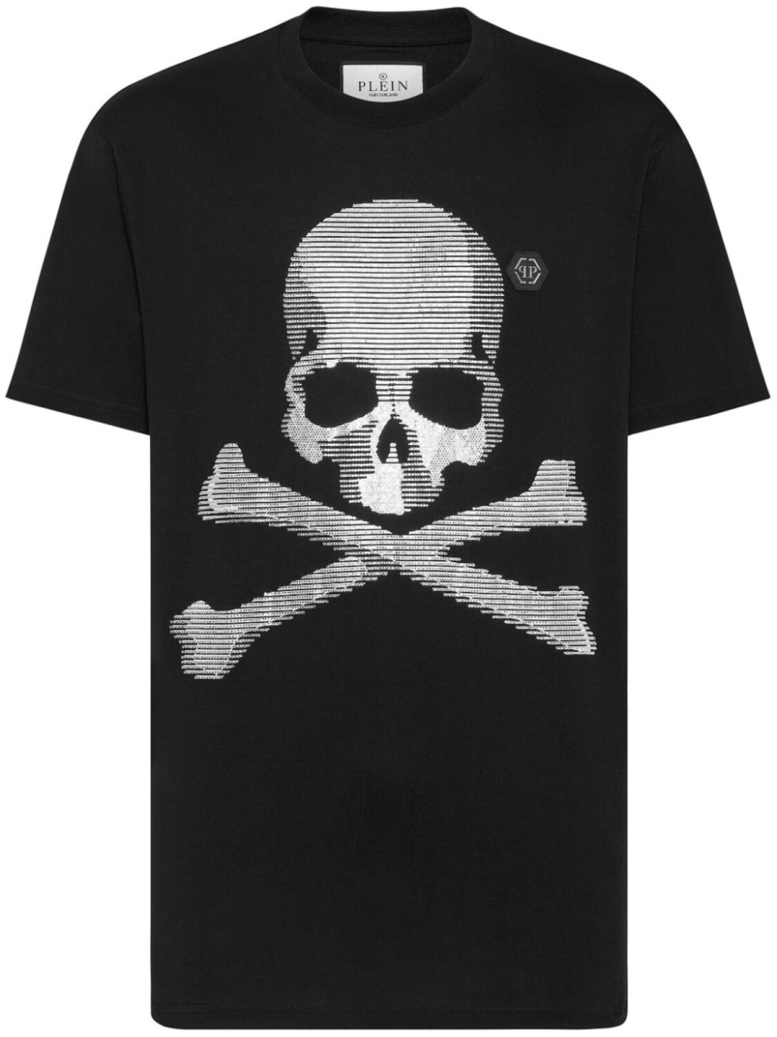 

Philipp Plein футболка с принтом, черный