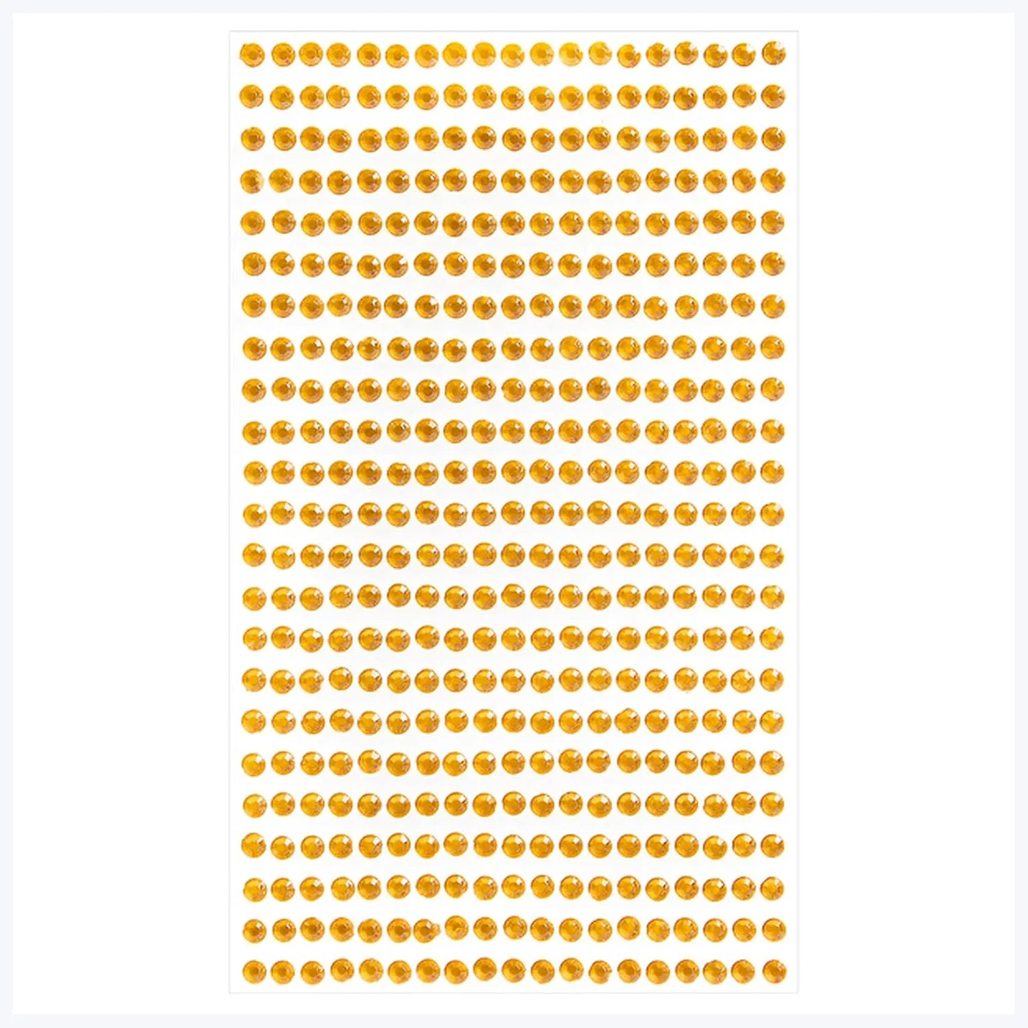 Наклейка-стразы акриловые для макияжа, 4 мм, 437 шт., разноцветные