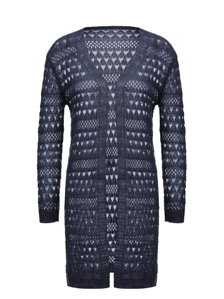 

Женский кардиган темно-синего цвета faina