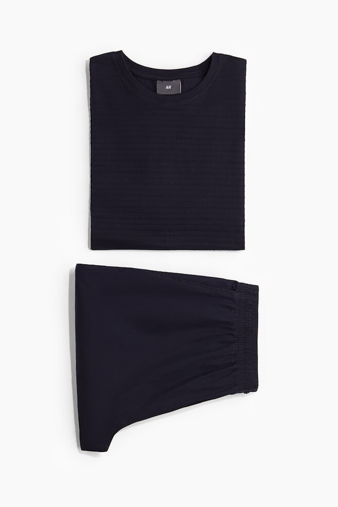 

Футболка и шорты для сна H&M, синий