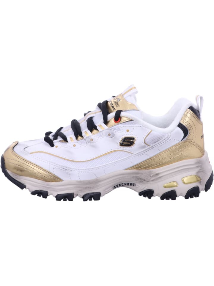 Элегантные туфли на шнуровке Skechers Damen DLITES VINTAGE VISION, белый — фото 2