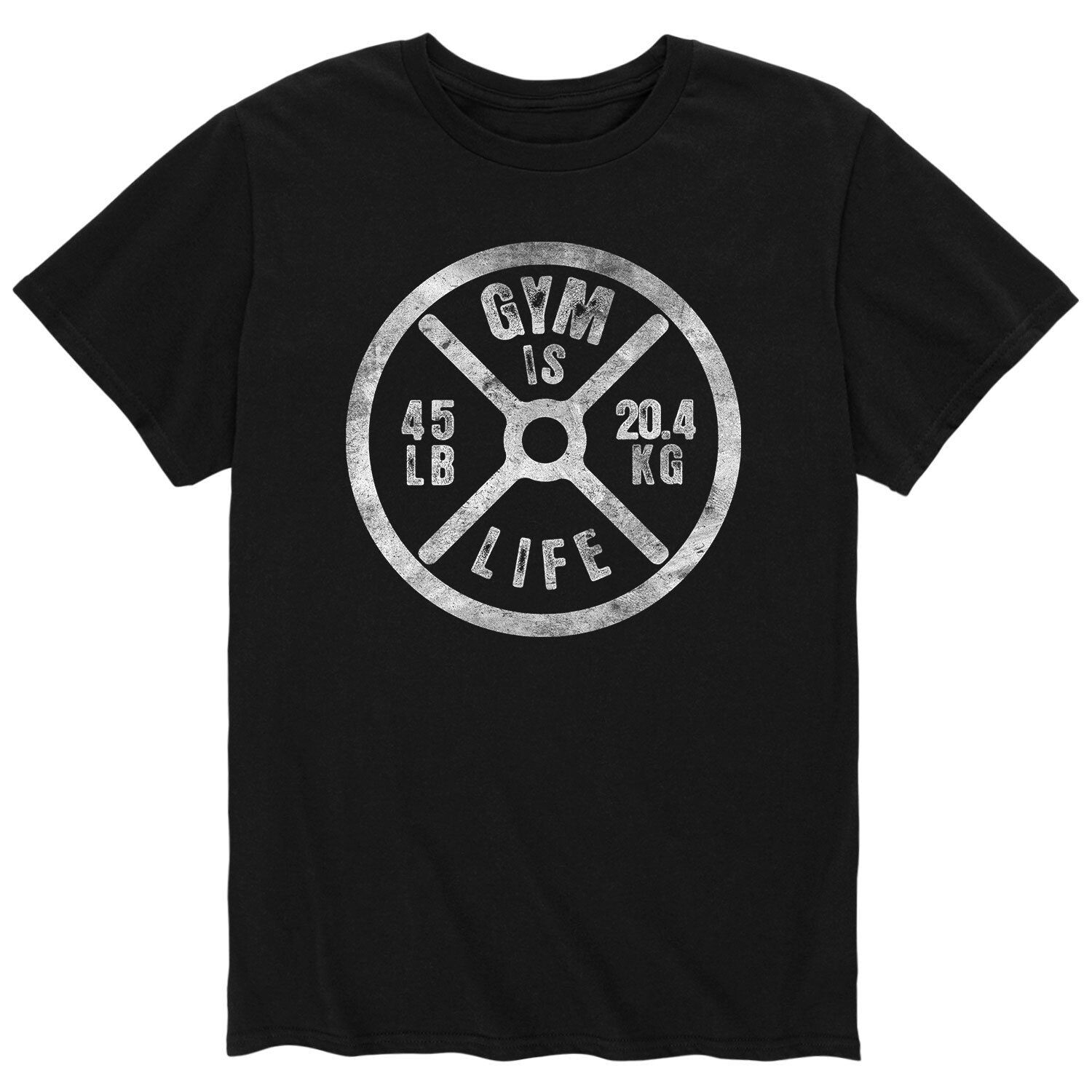 

Мужская футболка Gym Is Life Weight Plate Licensed Character