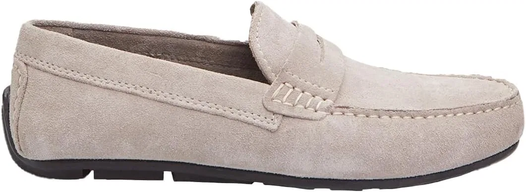 Мужские замшевые мокасины Bata: летние, удобные, элегантные, повседневные, уникальные, Gray