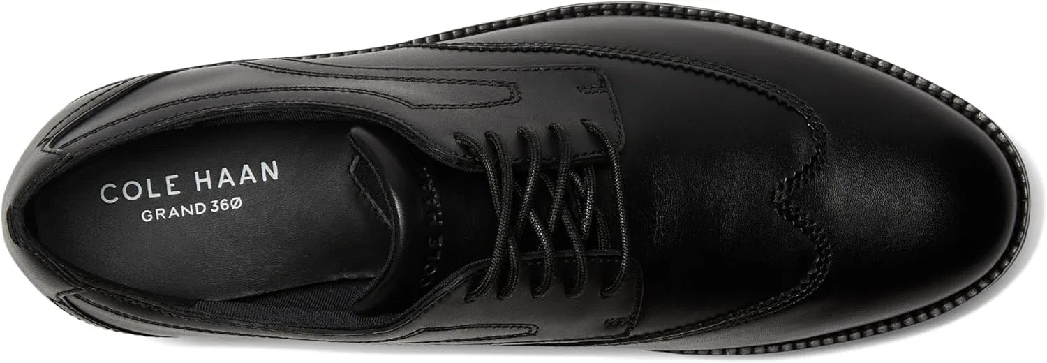 Мужские туфли-оксфорды Cole Haan - Flexgrant360 с перфорацией, Black — фото 2