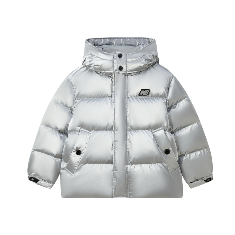 

Детская пуховая куртка New Balance, серебро
