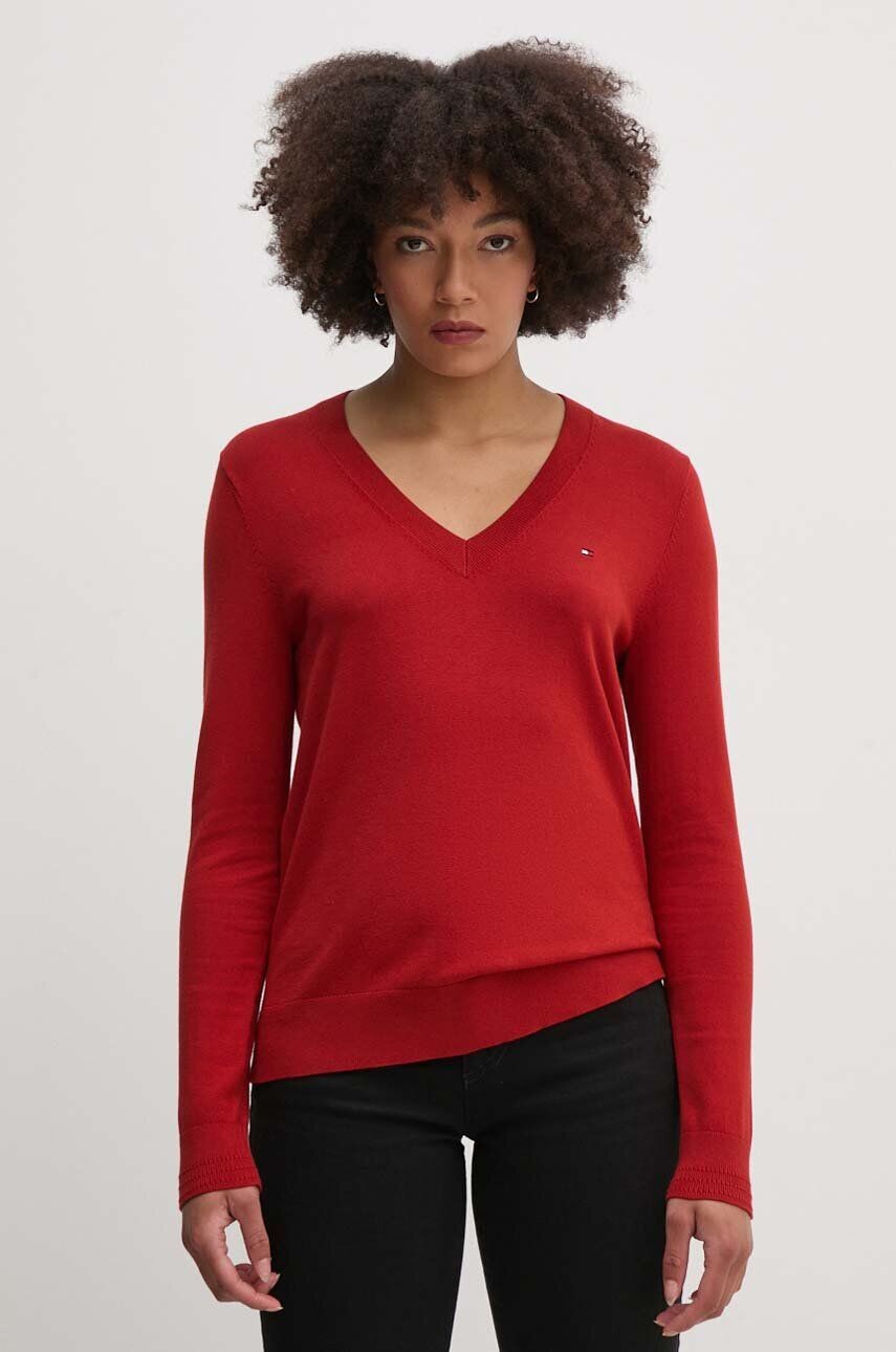 

Свитер Томми Хилфигер Tommy Hilfiger, красный