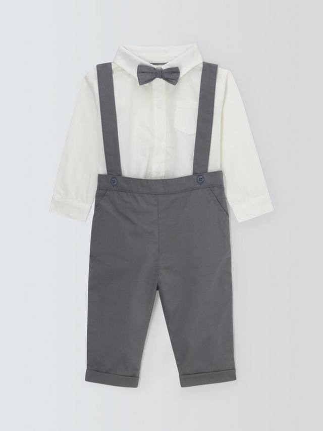

Детская рубашка John Lewis Heirloom Collection, серый