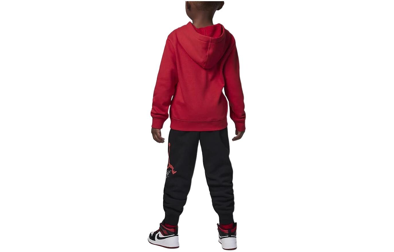 Детская повседневная спортивная одежда Jordan, цвет Red + Black — фото 2