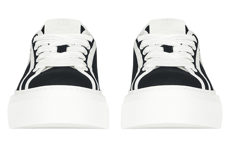 Givenchy Городские низкие стильные скейтбординг кроссовки Women's Black — фото 4