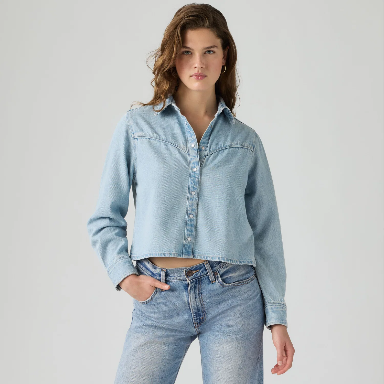Рубашка Логана Levi's, Light Wash