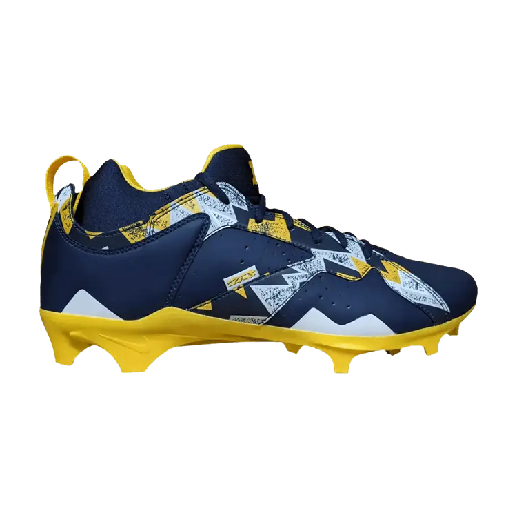 

Бутсы Air Jordan Jordan 7 Alpha Low 'Michigan Wolverines' PE, синий