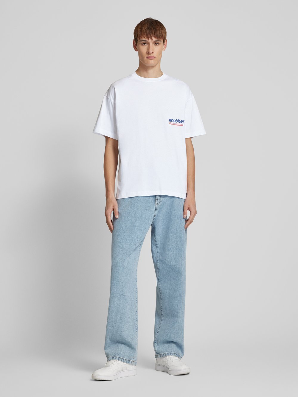 

Футболка оверсайз с этикеткой ANOTHER COTTON LAB, белый