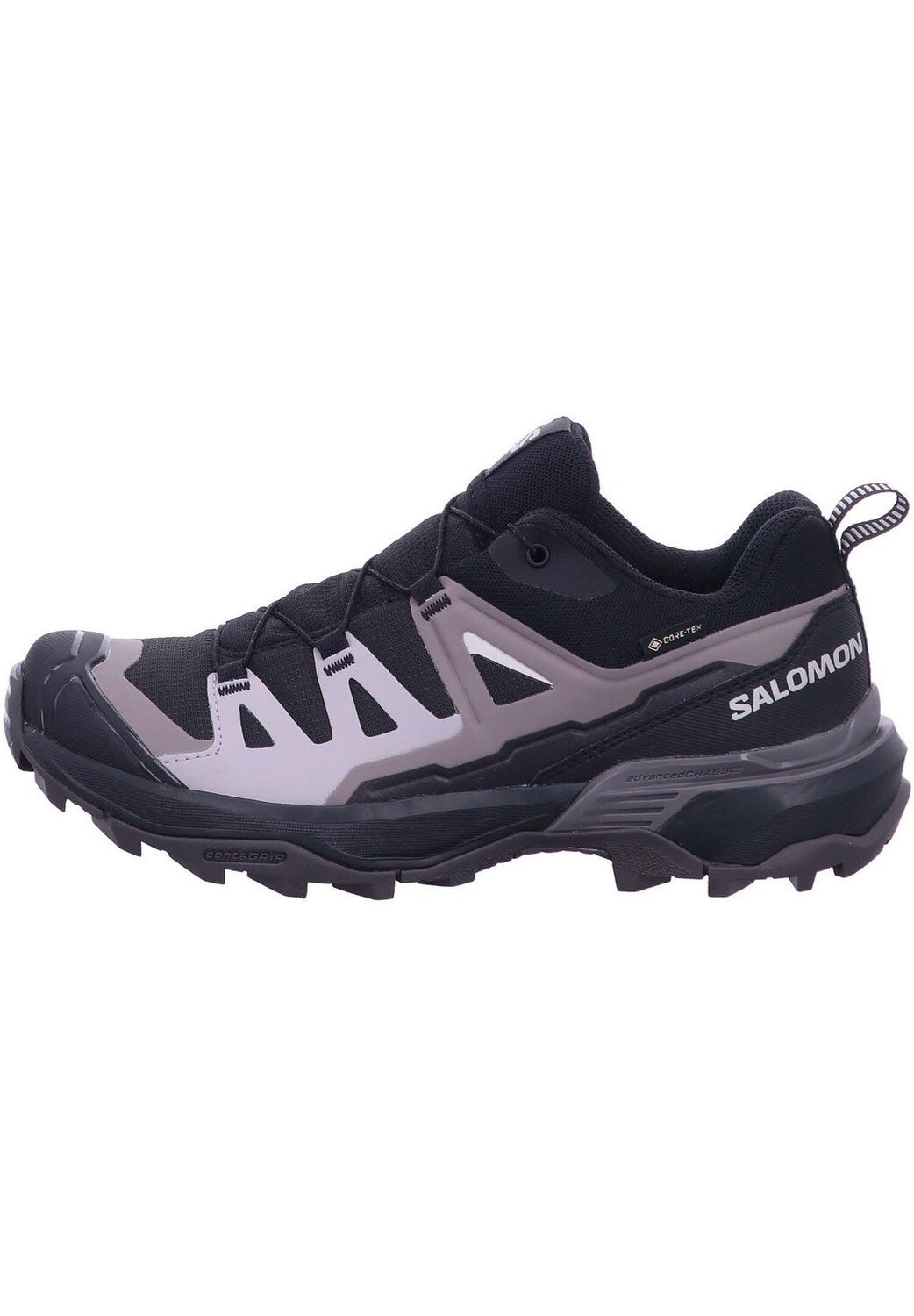 Походные туфли "X Ultra 360 GTX", водонепроницаемые, дышащие, женские Salomon, цвет Black / Plum Kitte — фото 2
