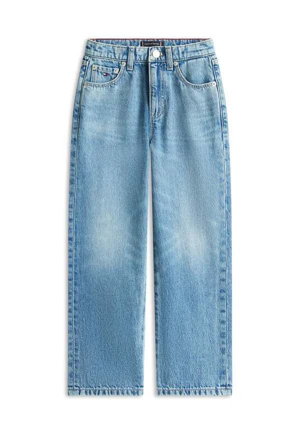 Джинсы свободного кроя с бахромой, прямые джинсы Tommy Hilfiger, Mediumused — фото 4