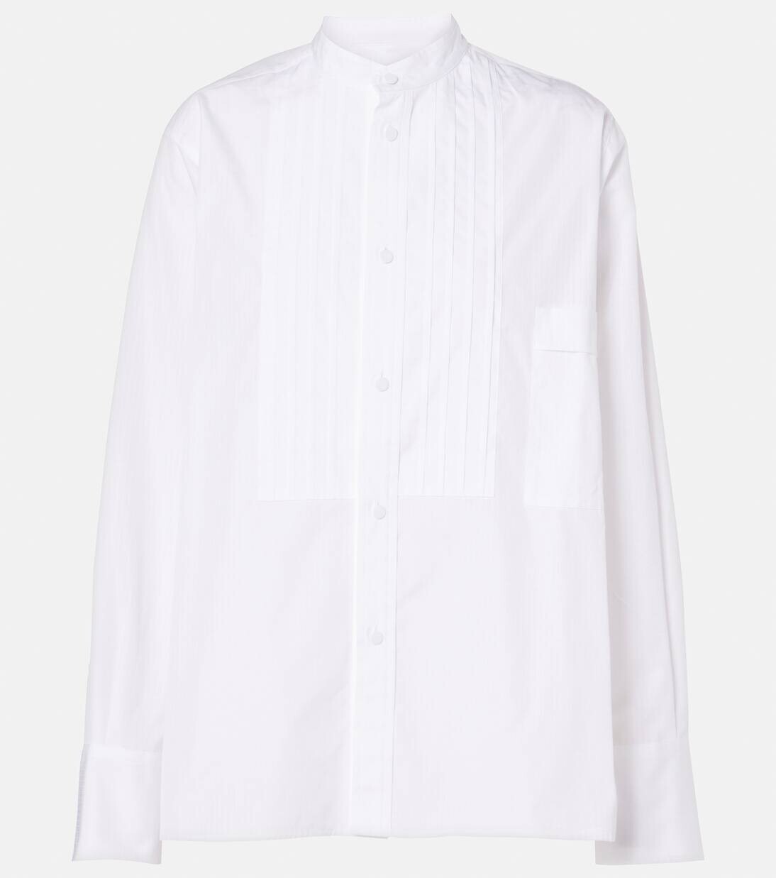 

Рубашка из хлопка Plan C, цвет optical white