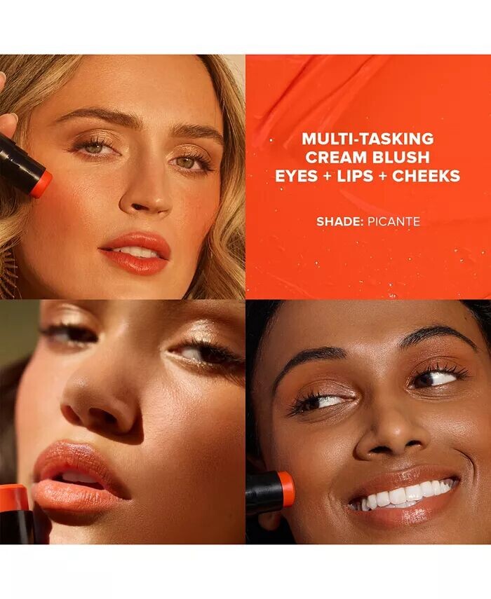 Матовые румяна Nudies Nudestix, цвет Sunkissed Pink (cool,bright rose-pink) — фото 2