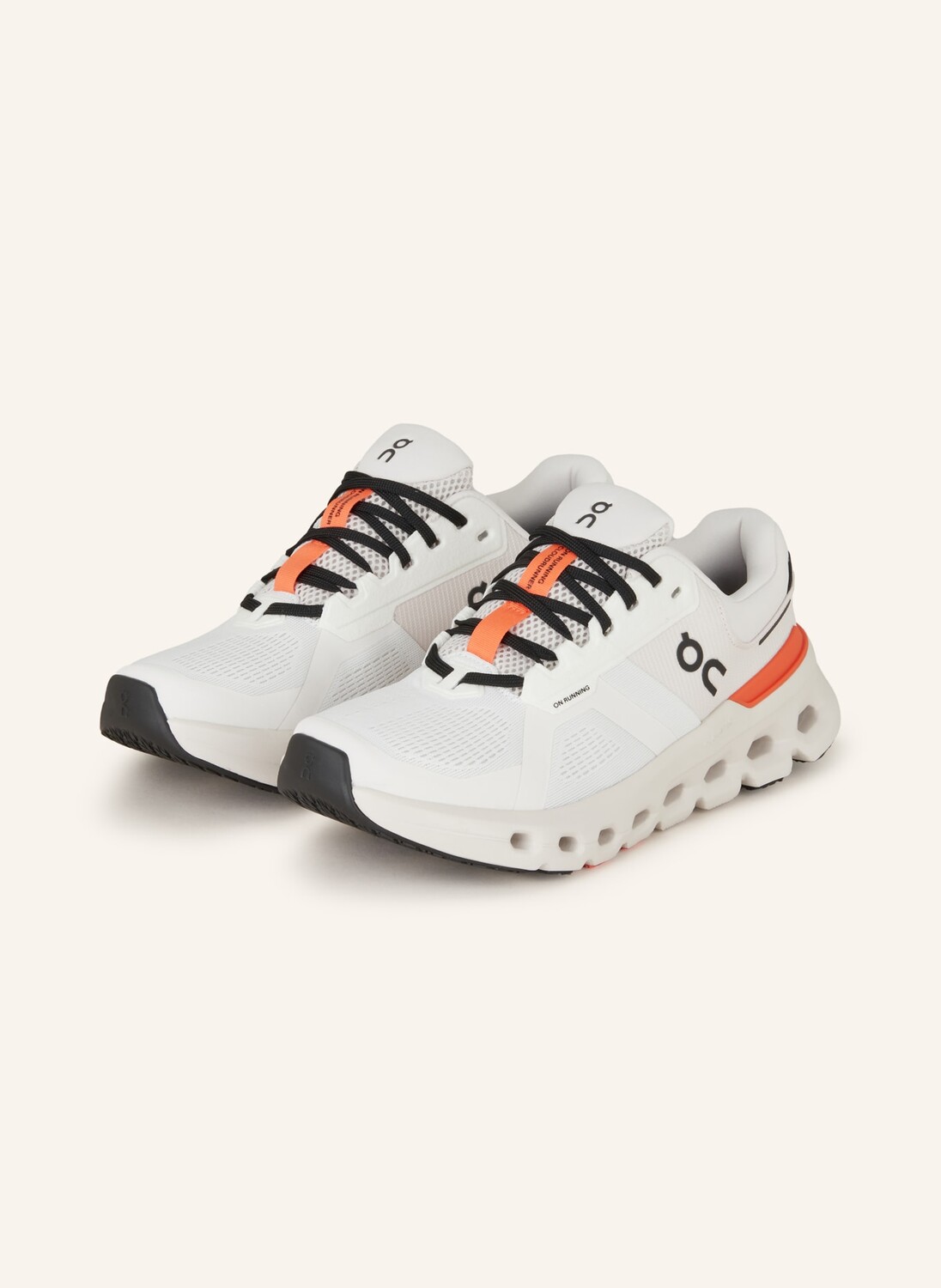 Кроссовки cloudrunner 2 On, цвет WEISS/SCHWARZ/ORANGE