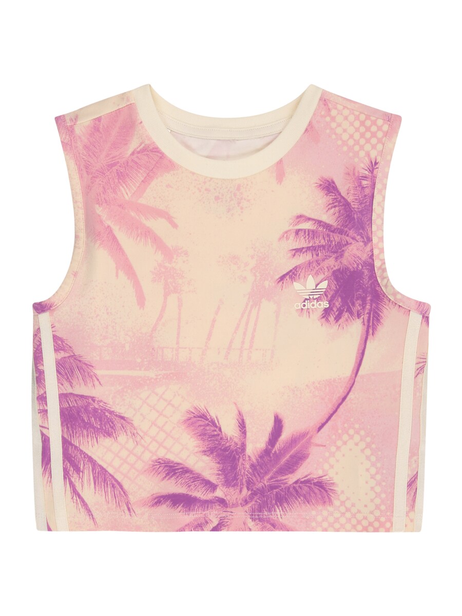 

Топ ADIDAS ORIGINALS, цвет Pink/Light pink