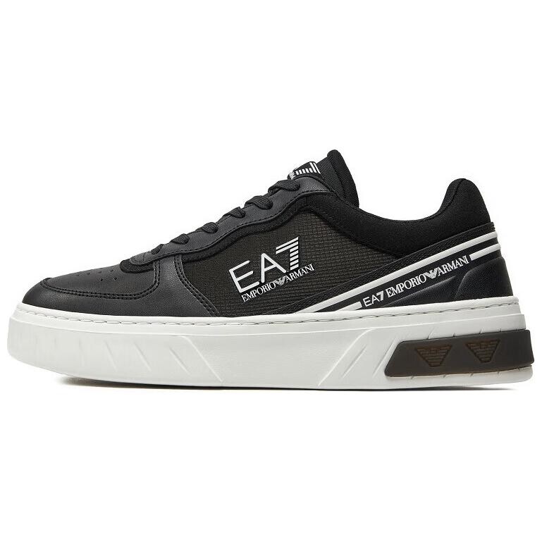 

Кроссовки EMPORIO ARMANI EA7 Skateboarding Shoes Men Low-top Black, черный