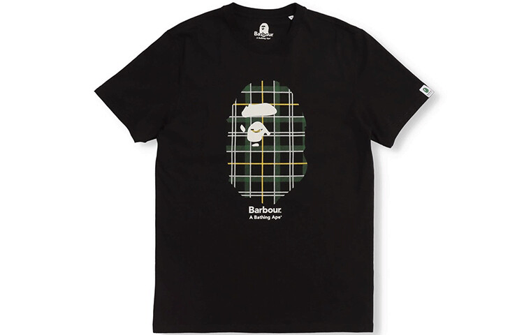 

BAPE Barbour Футболка мужская A Bathing Ape, белый