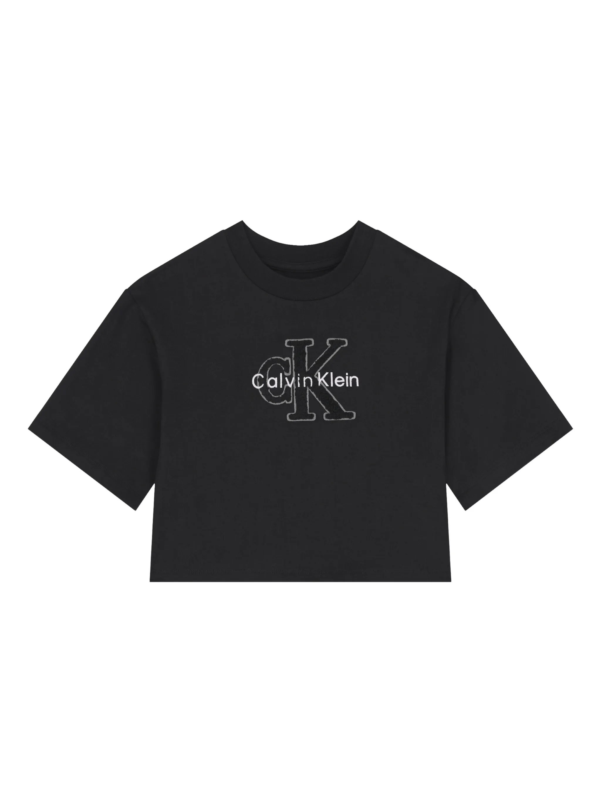 

Футболка с логотипом Calvin Klein Kids, черный