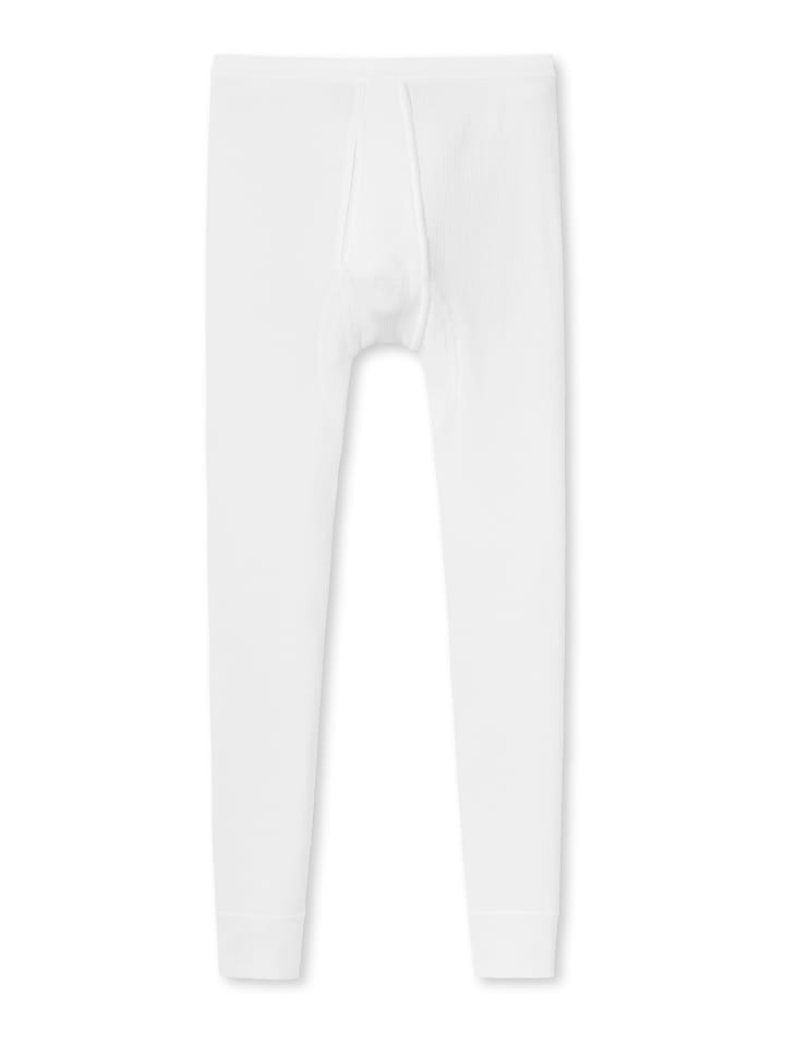 

Schiesser Длинное нижнее белье, оригинальная двойная ребристая отделка белого цвета