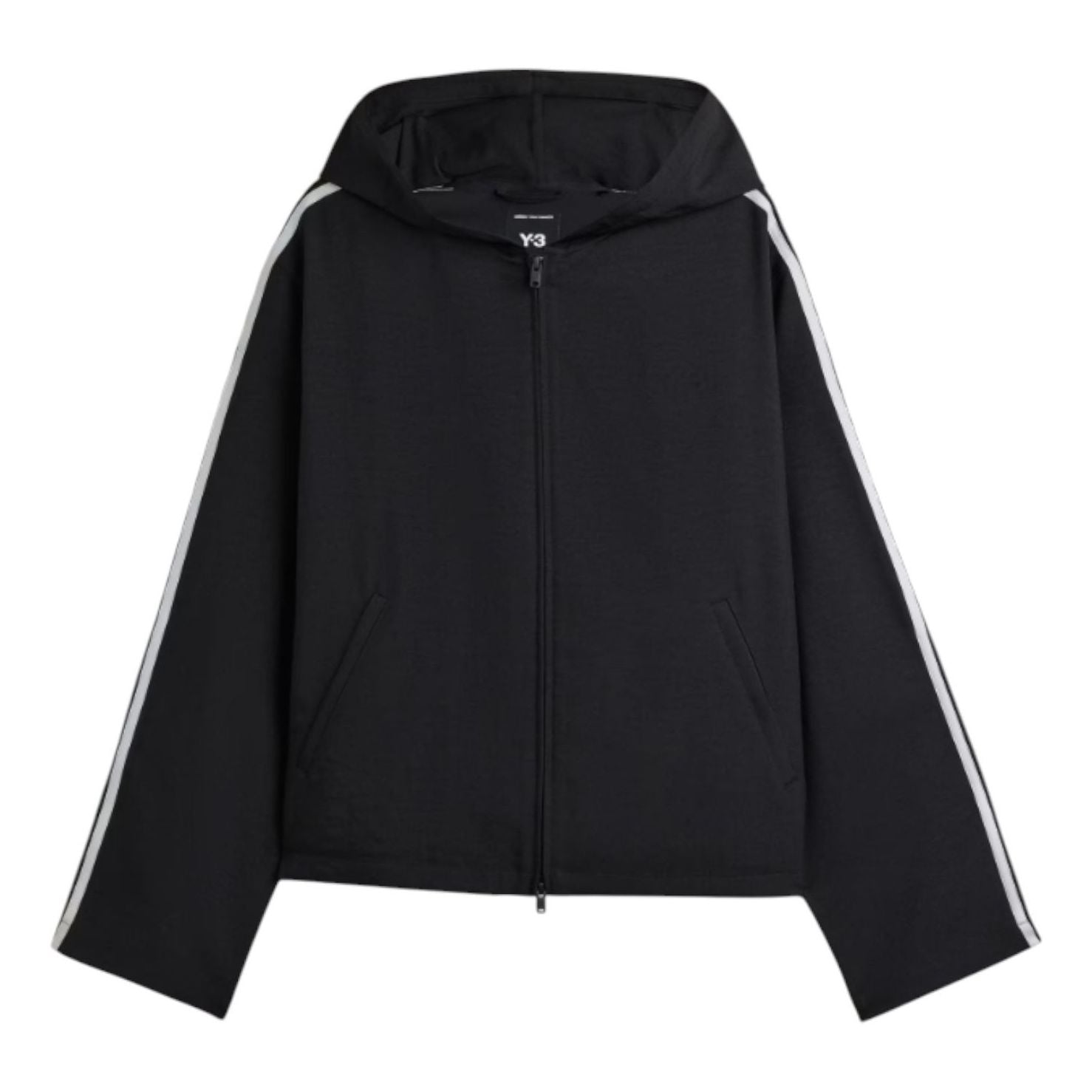 

Топ adidas Y-3 Hooded Track Top 3-Stripes 'Black'