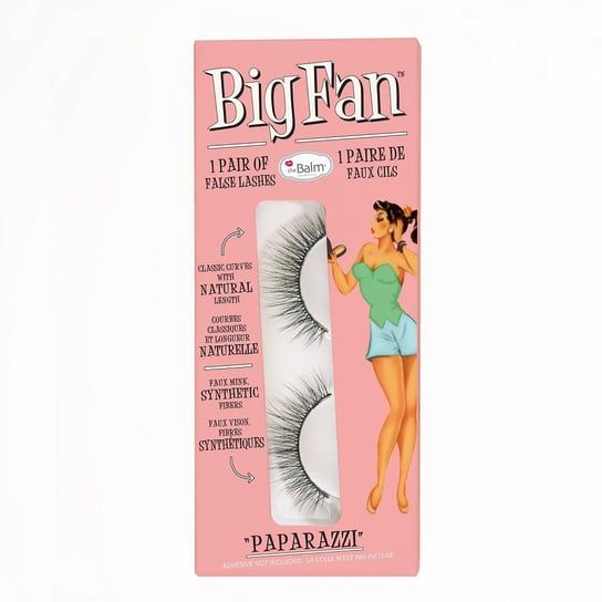 

Накладные ресницы на стрипе папарацци The Balm, Big Fan False Lashes