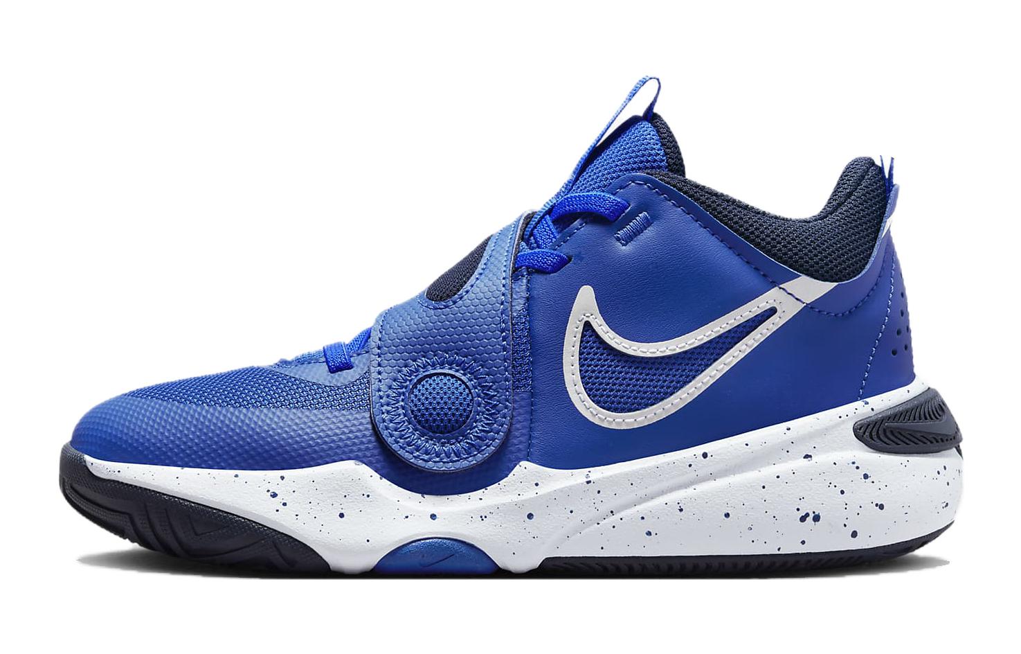 

Кроссовки Team Hustle D11 GS 'Hyper Royal' Nike, синий/белый