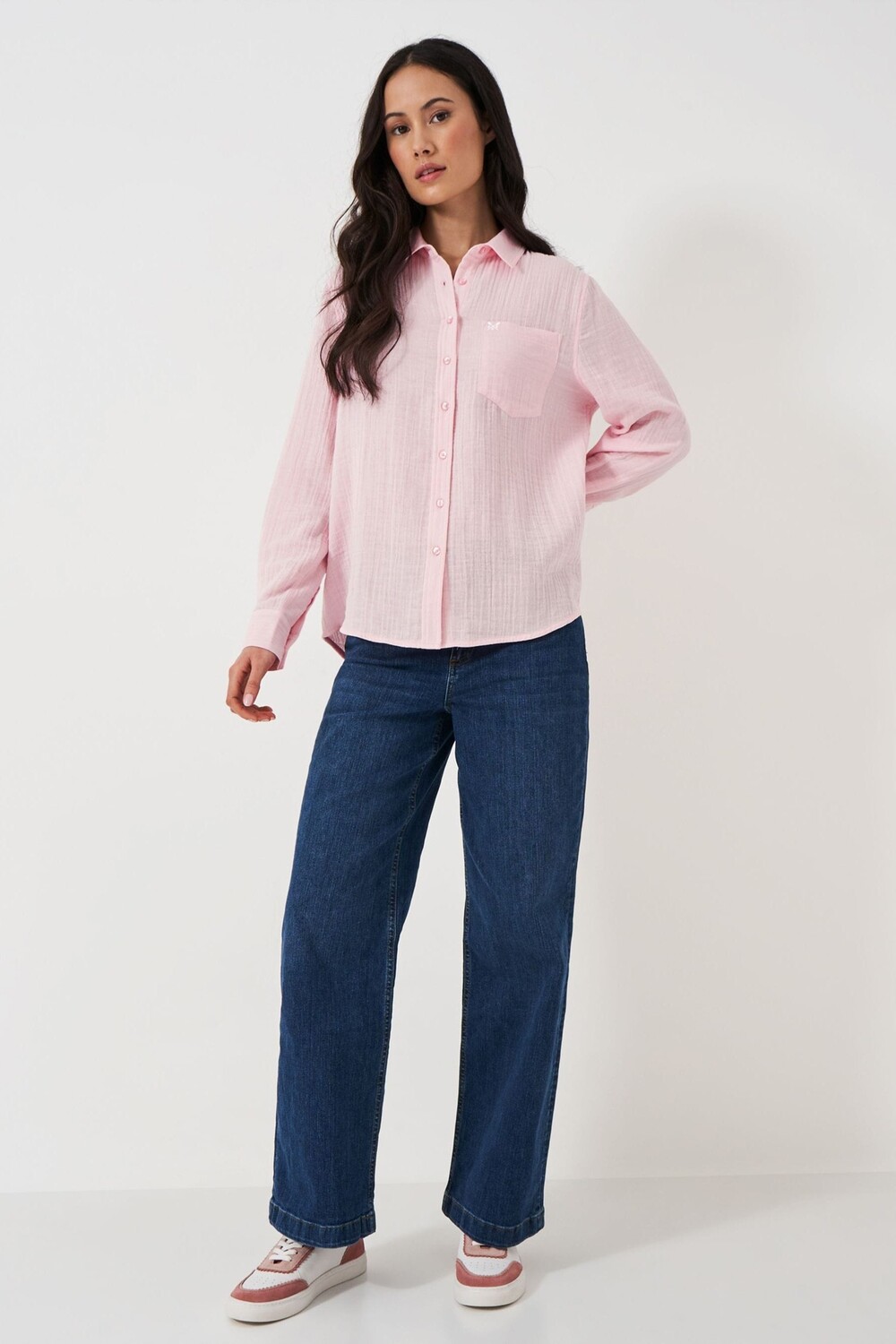 

Рубашка Crew Clothing Harlie свободного кроя Crew Clothing Company, розовый