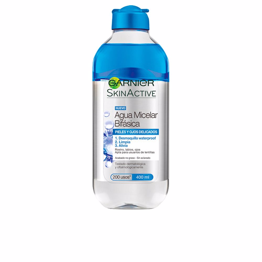 

Мицеллярная вода Skinactive agua micelar sensitve Garnier, 400 мл