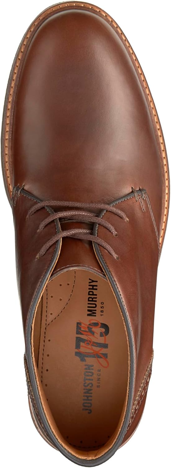 Мужские ботинки Johnston Murphy Calder 175 Chukka Johnston & Murphy, Tan Oiled American Full Grain — фото 2