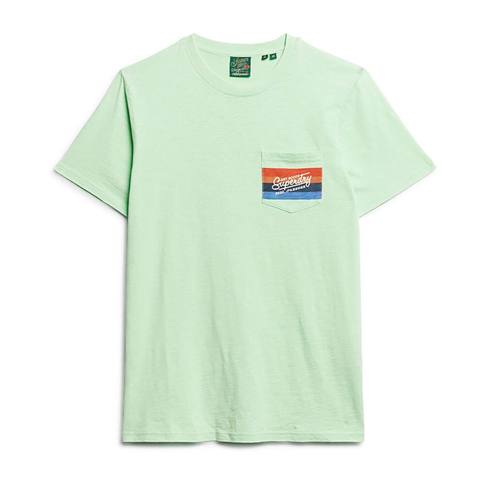 Футболка с коротким рукавом Superdry Cali Logo, зеленый — фото 2