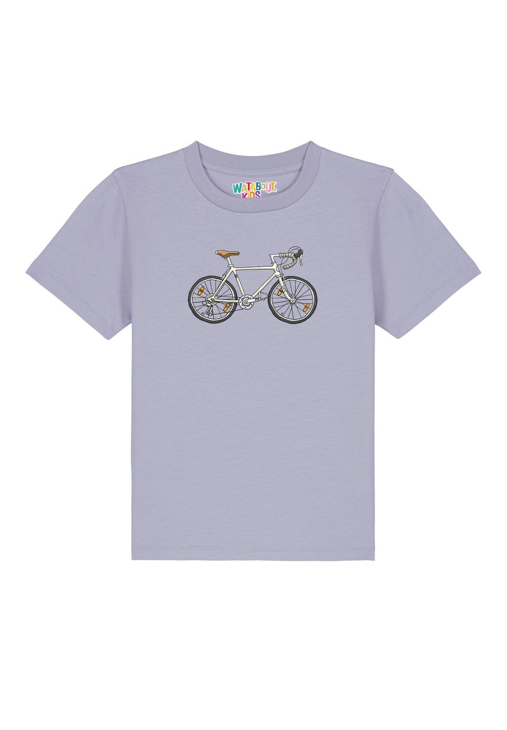

Футболка с принтом BIKE Watapparel, цвет lavender
