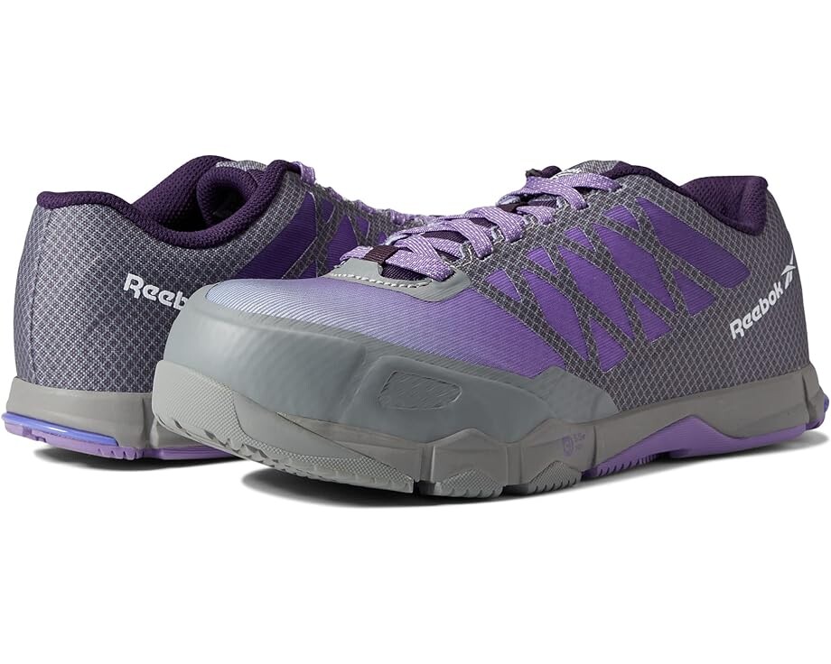 Кроссовки Reebok Work Speed TR Work EH Comp Toe, цвет Grey/Purple