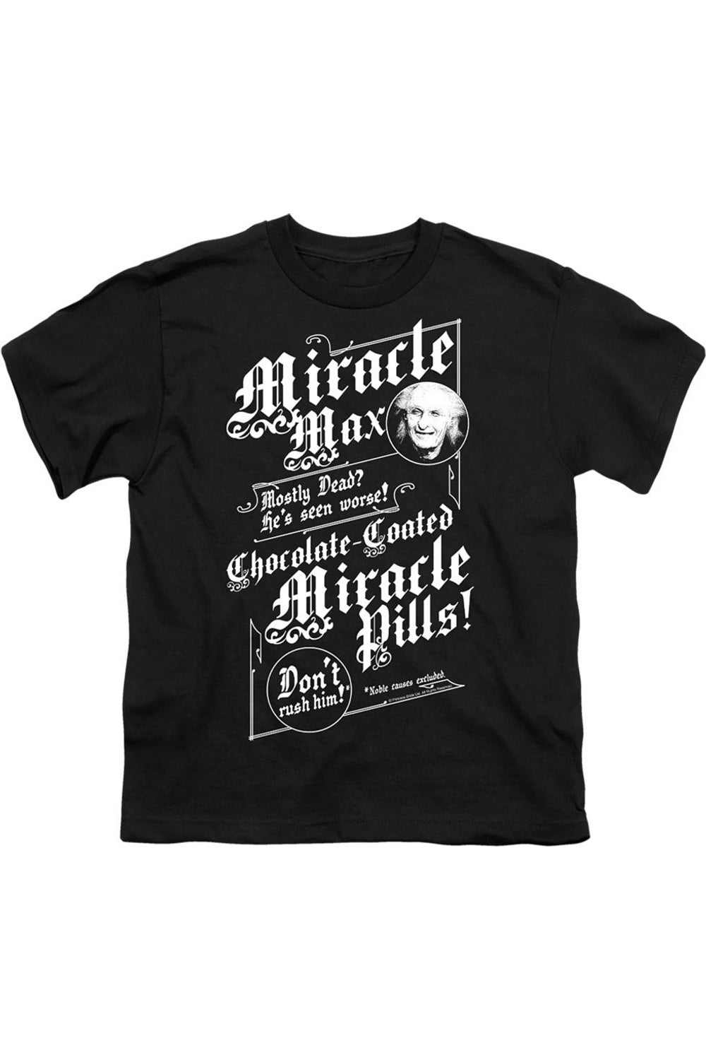 

Футболка с коротким рукавом "Princess Bride Miracle Max" для детей Gildan, черный