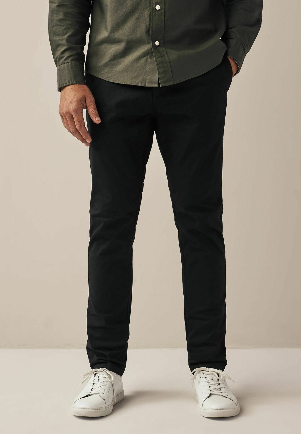 

Чиносы 2 PACK STRETCH CHINOS REGULAR FIT Next, цвет black